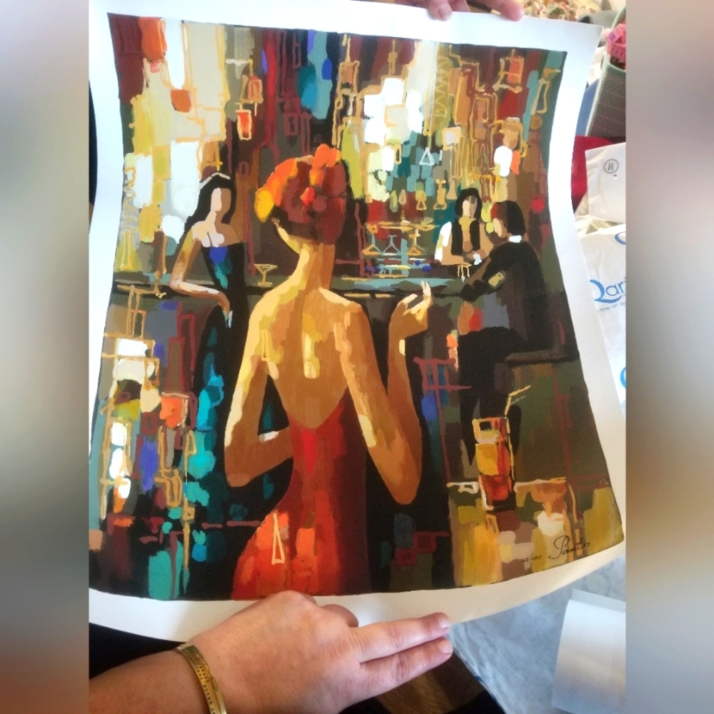"Red Dress" Print